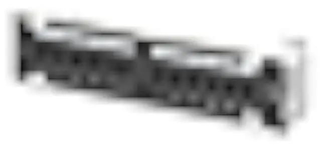 Main image of MANHATTAN 12-Port Network Patch Panel Cat-6  1U UL Listed - Wall Mount with 89D Bracket - Installer Grade 3µ Gold Plated Contacts - Lifetime Mfg Warranty 720779