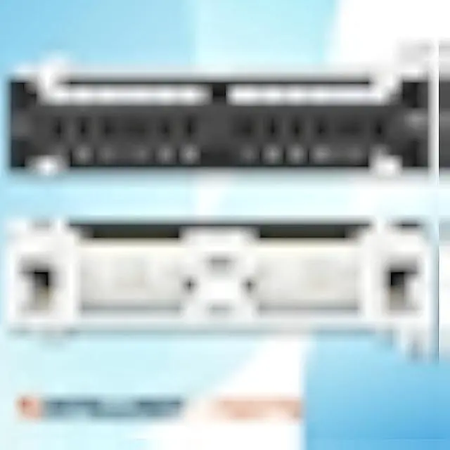 Alt view image 3 of 5 - MANHATTAN 12-Port Network Patch Panel Cat-6  1U UL Listed - Wall Mount with 89D Bracket - Installer Grade 3µ Gold Plated Contacts - Lifetime Mfg Warranty 720779