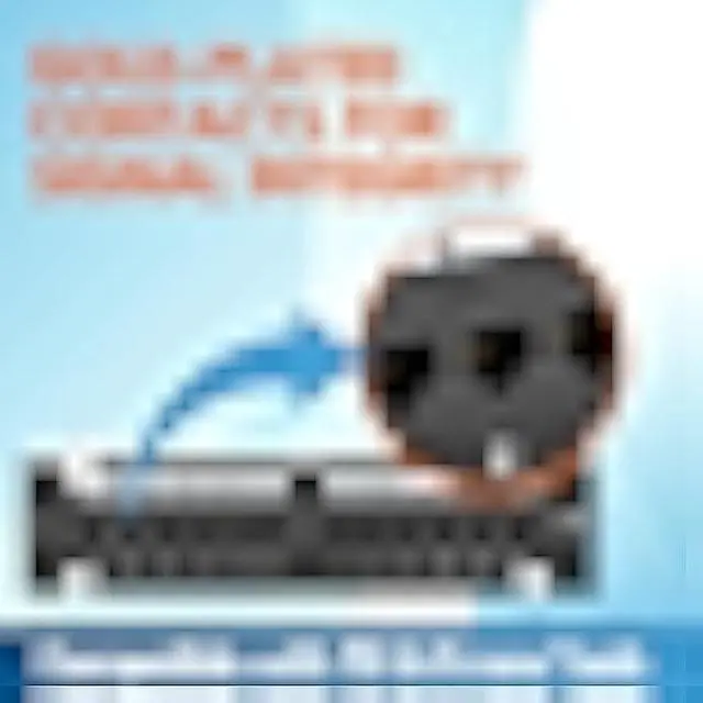 Alt view image 5 of 5 - MANHATTAN 12-Port Network Patch Panel Cat-6  1U UL Listed - Wall Mount with 89D Bracket - Installer Grade 3µ Gold Plated Contacts - Lifetime Mfg Warranty 720779