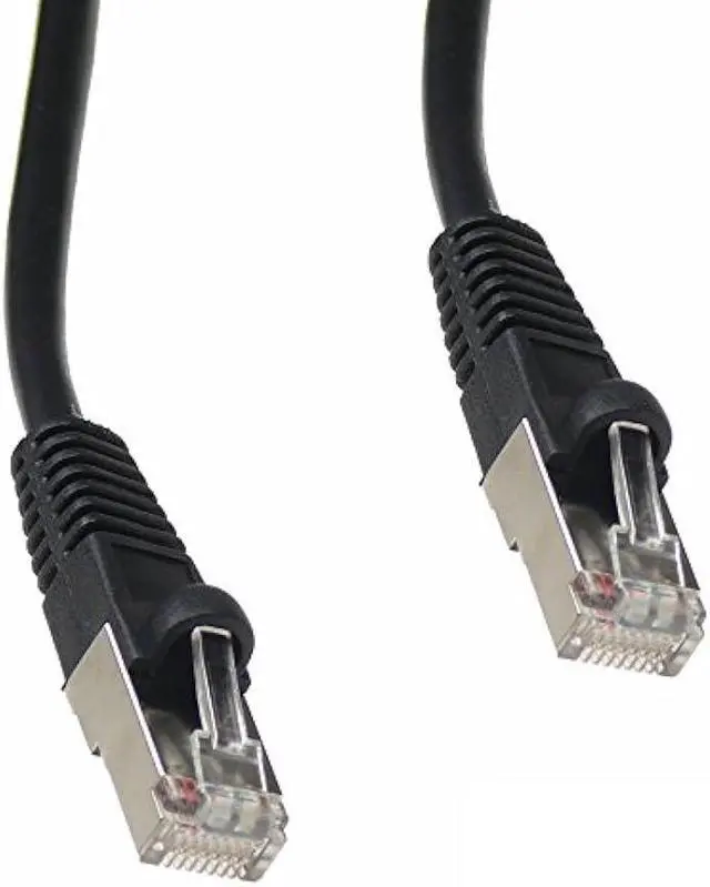 Alt view image 3 of 5 - NTW Cat6 Ethernet Cable Shielded 50 FT Black Plated RJ45 Connector Internet LAN Wire Cable Cord for PS5 PS4 Modem Router PC Mac Laptop Xbox 360 Patch Patch Panel Faster Than Cat5 Cat5e