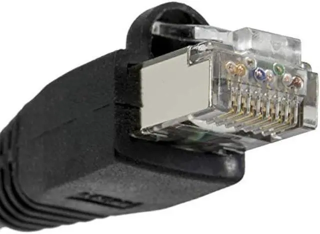 Alt view image 4 of 5 - NTW Cat6 Ethernet Cable Shielded 50 FT Black Plated RJ45 Connector Internet LAN Wire Cable Cord for PS5 PS4 Modem Router PC Mac Laptop Xbox 360 Patch Patch Panel Faster Than Cat5 Cat5e