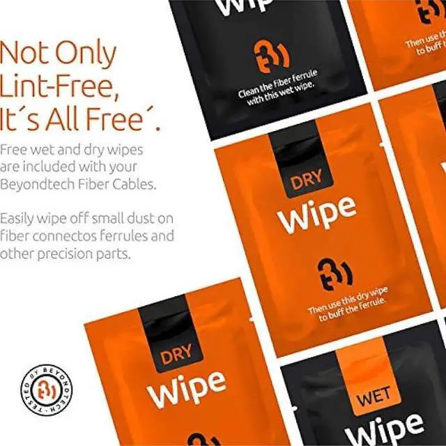 Alt view image 5 of 5 - BEYONDTECH 20m (65.6ft) LC to LC Fiber Patch Cable  UPC Single-Mode Duplex Fiber Optic Cable  9/125µm core, Compatible with OS1 & OS2  LSZH PUREOptics Series