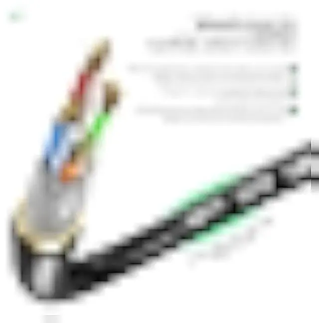 Alt view image 3 of 5 - Ethernet Extension Cable 20ft, Network Cat6a Extension Patch Cable RJ45 Cords Shielded Male to Female Connector (20FT)