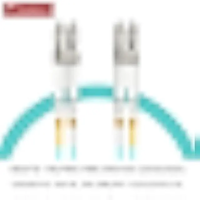 Alt view image 2 of 6 - 200ft(61m) OM3 LC to LC Fiber Patch Cables, Multimode Fiber Optical Patch Cable Duplex, Options 7in~500ft, 50/125m 40G LSZH,