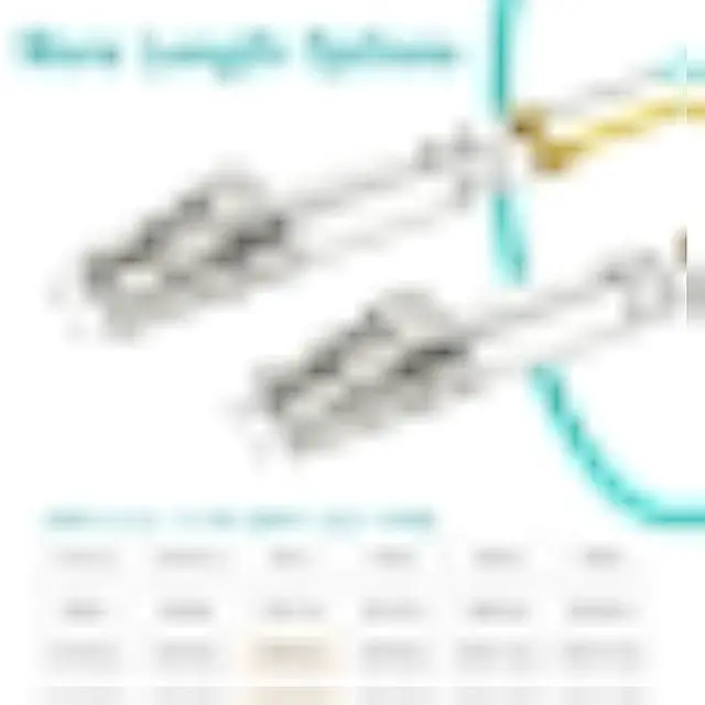 Alt view image 3 of 6 - 200ft(61m) OM3 LC to LC Fiber Patch Cables, Multimode Fiber Optical Patch Cable Duplex, Options 7in~500ft, 50/125m 40G LSZH,