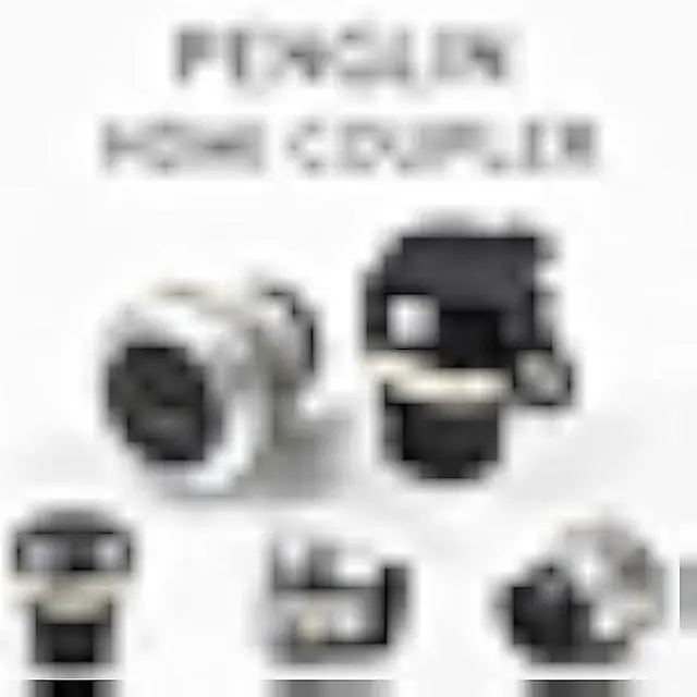 Alt view image 3 of 5 - PENGLIN 2PCS HDMI Panel Mount Coupler, HDMI Panel Mount Pass Through Connector, Female to Female 4K Bulkhead Adapter, HDMI Extension 4K 30hz 3D and HDR with Water/Dustcap