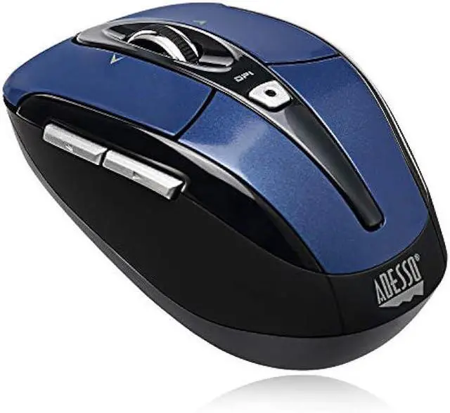 Main image of Adesso IMOUSES60L Blue 2.4ghz Wireless Optical Mini Mouse with Programmable Driver 4-Way