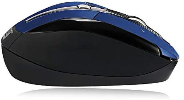 Alt view image 4 of 5 - Adesso IMOUSES60L Blue 2.4ghz Wireless Optical Mini Mouse with Programmable Driver 4-Way