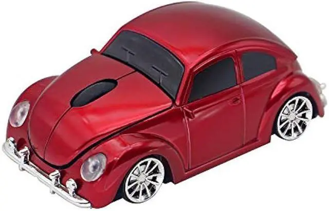 Main image of Aikchi Wireless Sports Car Mouse, 3D Optical Mouse for Desktop Laptop PC, Computer Mice for JKC (Red)