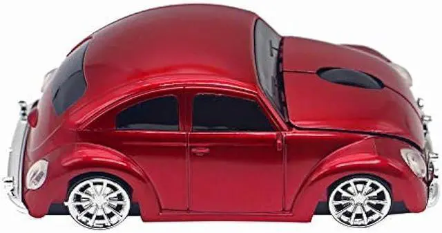 Alt view image 4 of 6 - Aikchi Wireless Sports Car Mouse, 3D Optical Mouse for Desktop Laptop PC, Computer Mice for JKC (Red)