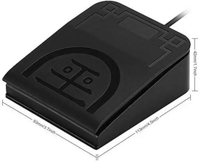 Alt view image 2 of 5 - iKKEGOL Upgraded USB Single Foot Pedal Optical Switch Control One Key Program Computer Keyboard Mouse Game Action HID