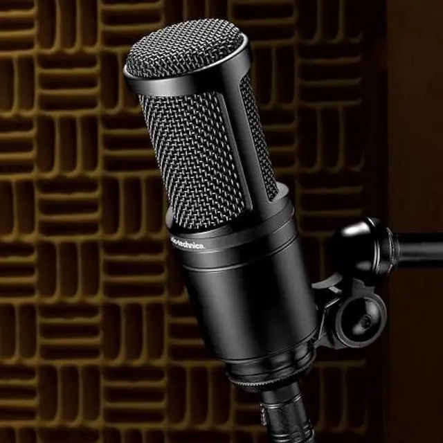 Alt view image 5 of 5 - Audio-Technica AT2020 Cardioid Condenser Studio XLR Microphone, Ideal for Project/Home Studio Applications