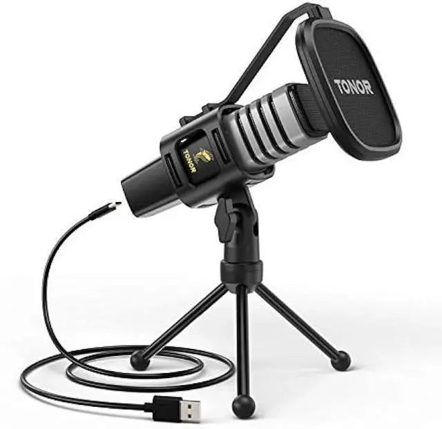 Main image of TONOR USB Microphone for PC, Cardioid Condenser Computer Mic with Tripod Stand, Pop Filter, Shock Mount for Gaming, Streaming, Podcasting, YouTube