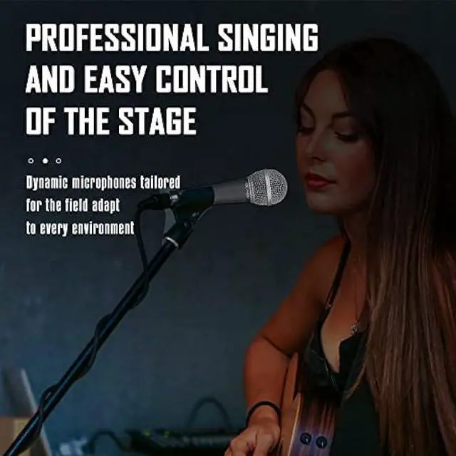 Alt view image 3 of 6 - Wm58 Classic Style Dynamic Vocal Instrument with Clean Sound, Metal Body Microphone (not with Cable)