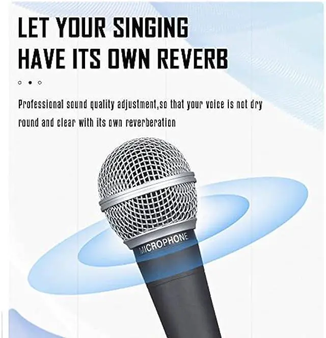 Alt view image 2 of 6 - Wm58 Classic Style Dynamic Vocal Instrument with Clean Sound, Metal Body Microphone (not with Cable)