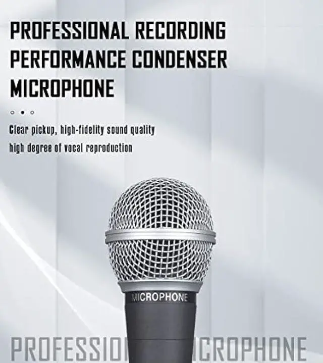 Alt view image 5 of 6 - Wm58 Classic Style Dynamic Vocal Instrument with Clean Sound, Metal Body Microphone (not with Cable)
