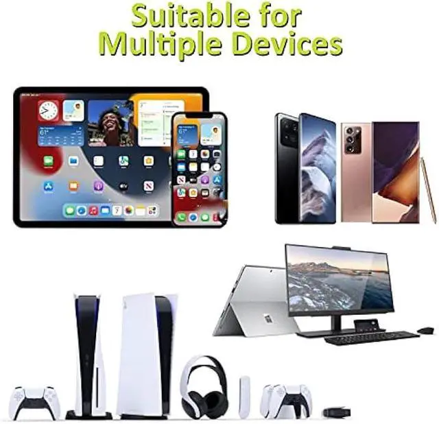 Alt view image 7 of 7 - Wireless Mics, Wireless Clip on Microphones, Lapel Microphone A2d One Pair Two, for Android Phone, iPhone 15, Laptop, Video Recording