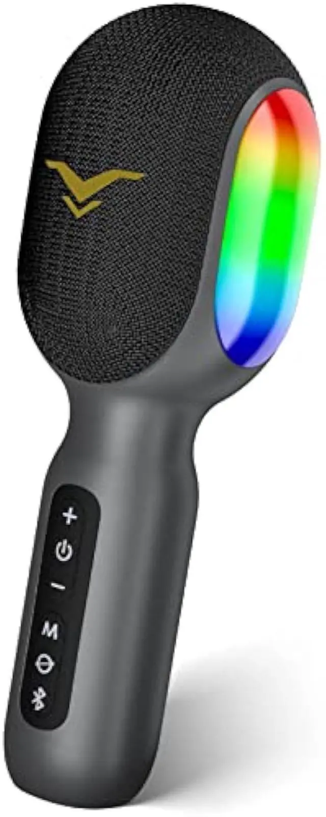 Main image of Wireless Bluetooth Karaoke Microphone, 5-in-1 Portable Handheld Mic Speaker with Dynamic RGB Lights, Mini Karaoke Machine for Car Travel Home Party, Music Recording, Duet Singing, Gift for Kids Adults