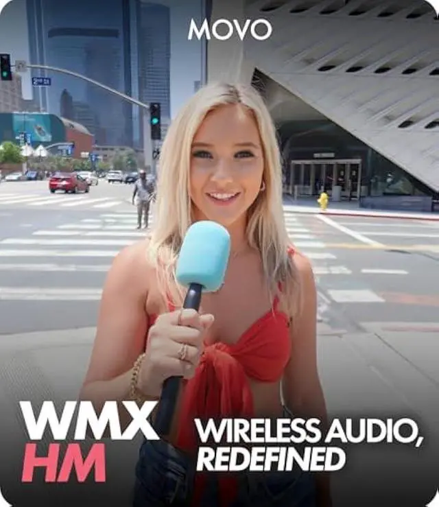 Alt view image 3 of 5 - Movo WMX-HM Mic Handle for DJI Mic, Rode Wireless GO, Hollyland Lark, and More - Wireless Interview Microphone Handle - Wireless Lav Mic Adapter for Vlogging, Interviews, Podcasting, Content Creation