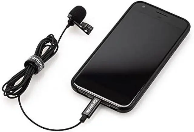 Alt view image 3 of 5 - Saramonic LavMicro-U Professional Lavalier Microphone for iPhone 15, Android & iPad with USB-C & Computers with USB or USB-C with 6.6' Cable for Vlogging, Interviews, YouTube, TikTok, Live Streaming