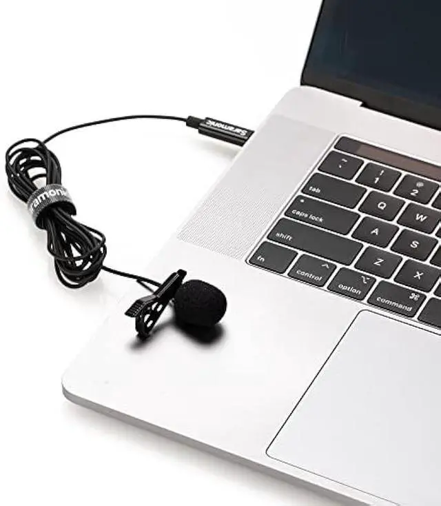 Alt view image 4 of 5 - Saramonic LavMicro-U Professional Lavalier Microphone for iPhone 15, Android & iPad with USB-C & Computers with USB or USB-C with 6.6' Cable for Vlogging, Interviews, YouTube, TikTok, Live Streaming