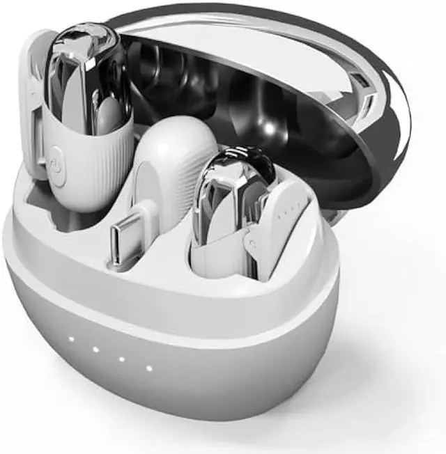 Main image of S5 Wireless Lavalier Microphone for iPhone 16/15,Android USB C Phone,iPad,Laptop,Small Lapel iPhone Mic for Video Recording,Vlogging,HD Audio,262ft Range,Noise Reduction with Charging case