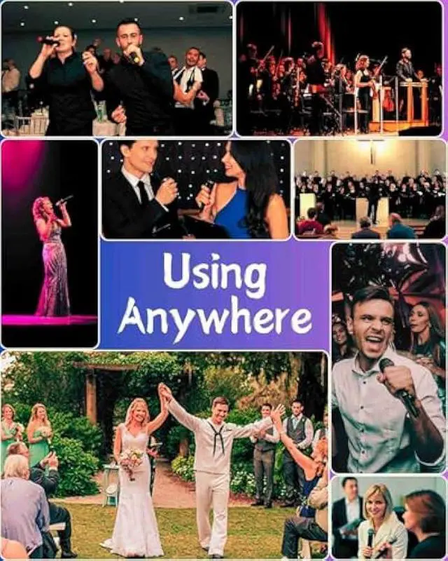 Alt view image 6 of 6 - Bling Wireless Microphone Decorate for Universal Handheld and Beta58 SM58 Beta87 PG58, Eyes Catching for Event (Mic NOT Included)