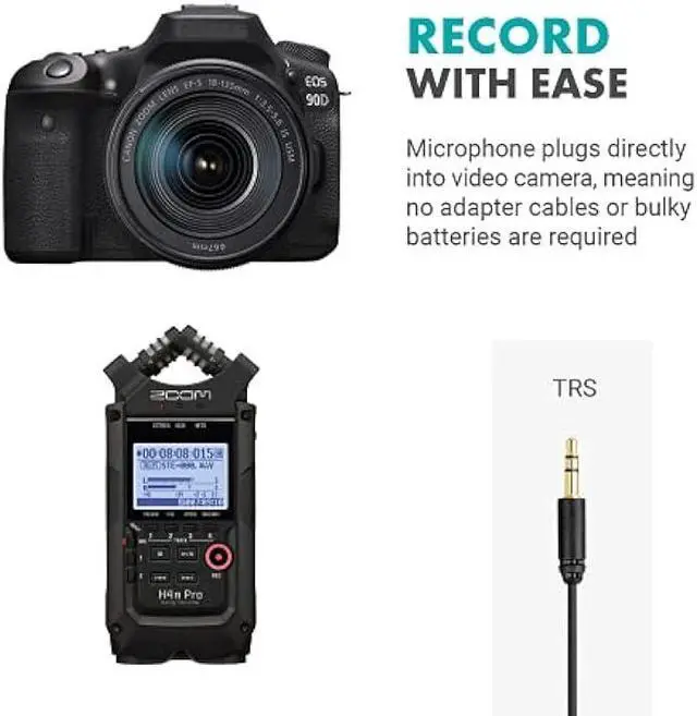 Alt view image 3 of 7 - Movo DOM1 3.5mm TRS Lavalier Omnidirectional Condenser Microphone for Camera Microphone Compatible with DSLR Cameras, Recorders and More