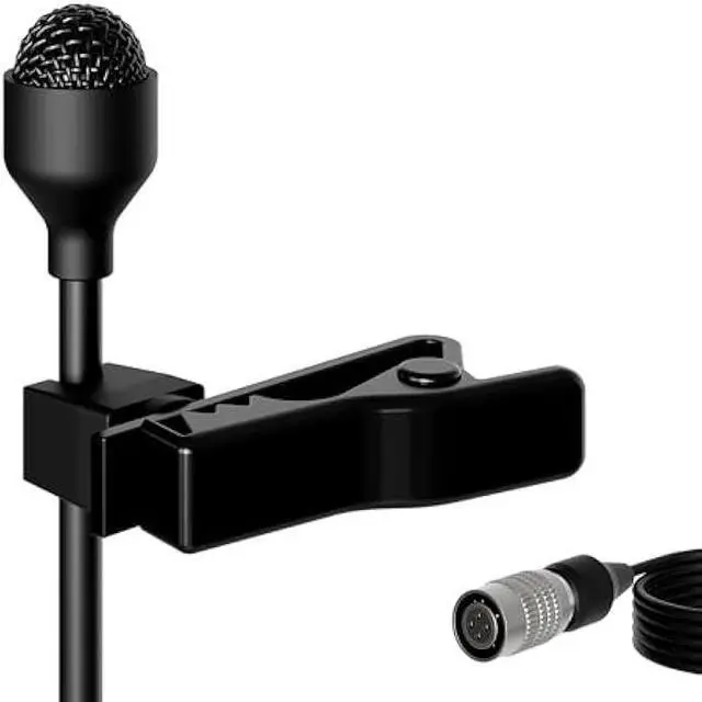 Main image of J K MIC-J 044 Lapel Microphone Lavalier Microphone Compatible with Audio Technica Bodypack Transmitter