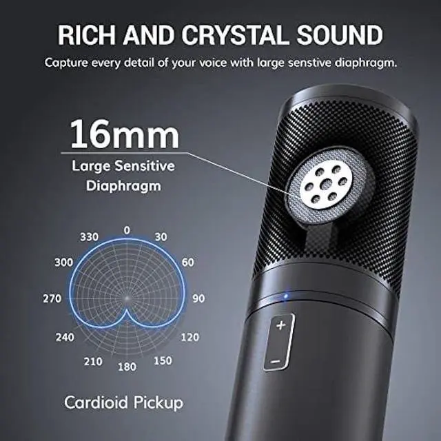 Alt view image 2 of 5 - TONOR USB Podcast Microphone, Gaming PC Studio Streaming Mic Kit for PS4/5/Discord/Twitch Gamer, Recording Condenser Equipment Cardioid Microfono for Singing, YouTube, with Adjustable Arm Stand