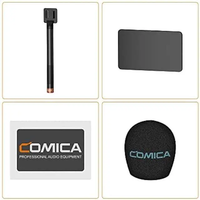Alt view image 4 of 7 - COMICA HR-WM Interview Handheld Adapter for Rode Wireless GO ME/BoomX-D/D Pro/BoomX-U Wireless Lavalier Microphone, Mic Handle for News Report, TV Interview and Video Shooting, etc.(with Windscreen)