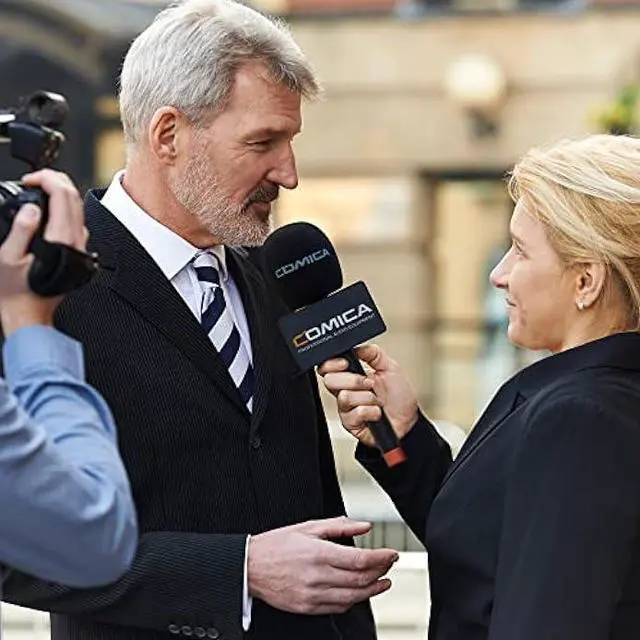 Alt view image 6 of 7 - COMICA HR-WM Interview Handheld Adapter for Rode Wireless GO ME/BoomX-D/D Pro/BoomX-U Wireless Lavalier Microphone, Mic Handle for News Report, TV Interview and Video Shooting, etc.(with Windscreen)