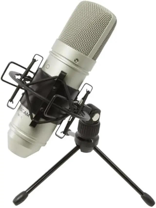 Main image of Tascam TM-80 Large Diaphagm Condenser Microphone,Silver