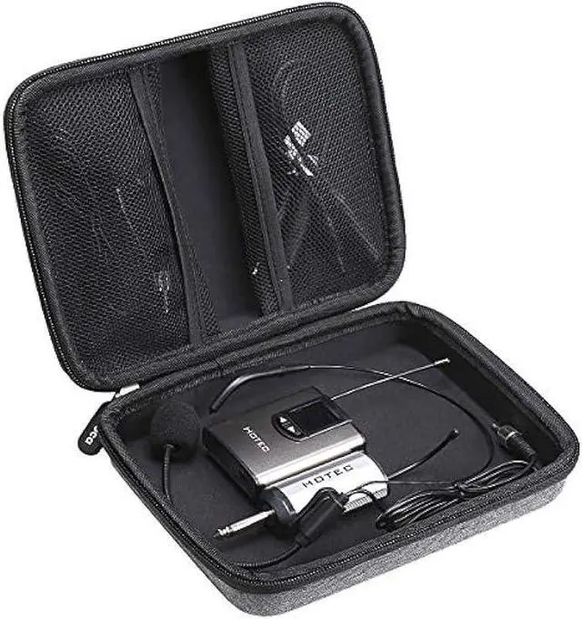 Main image of Aproca Hard Travel Storage Carrying Case for Hotec UHF Wireless Headset Microphone