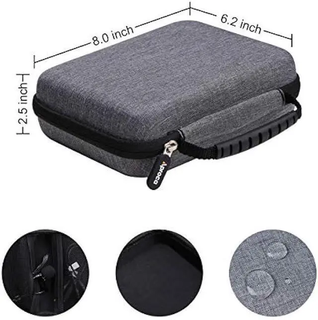 Alt view image 6 of 6 - Aproca Hard Travel Storage Carrying Case for Hotec UHF Wireless Headset Microphone