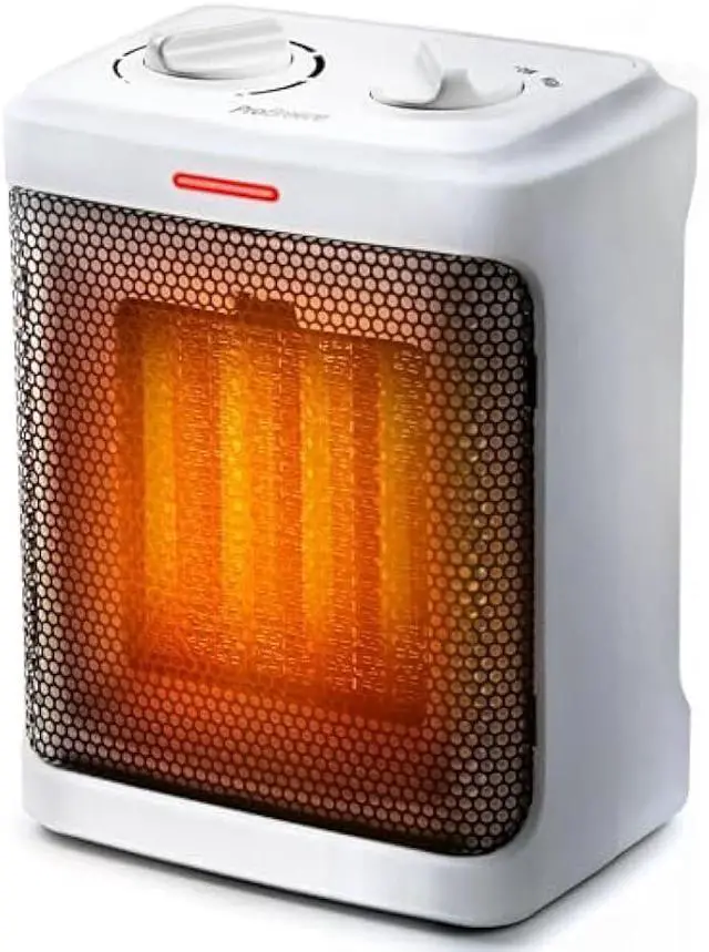 Main image of Pro Breeze Space Heater  1500W Portable Electric Heater for Indoor Use, Ceramic Heater with Adjustable Thermostat, Small Heater for Home, Bedroom, Office, Garage with 3 Operating Modes - White