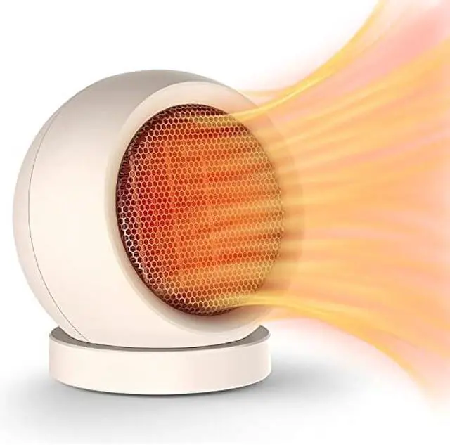 Main image of Portable Desk Heater,600W Energy Efficient Space Heater for Indoor Use,Safe and Quiet for Home and Office Use(Light Brown)