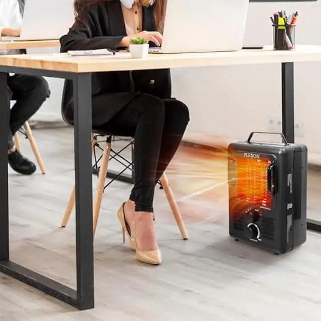 Alt view image 2 of 5 - Plexon Electric Milkhouse Space Heater 1500W, Space Heaters for Indoor Use with Adjustable Thermostat, Overheat Protection, Tip-Over Safety Switch, Ideal for Garage, Greenhouse