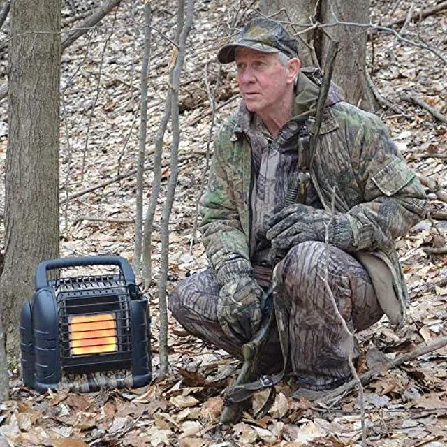 Alt view image 2 of 5 - Mr. Heater MH12HB Hunting Buddy Portable Propane Heater - Indoor & Outdoor Use for Patio, Camping, Fishing, Hunting and Tailgating - Camouflage