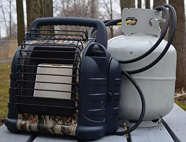 Alt view image 5 of 5 - Mr. Heater MH12HB Hunting Buddy Portable Propane Heater - Indoor & Outdoor Use for Patio, Camping, Fishing, Hunting and Tailgating - Camouflage