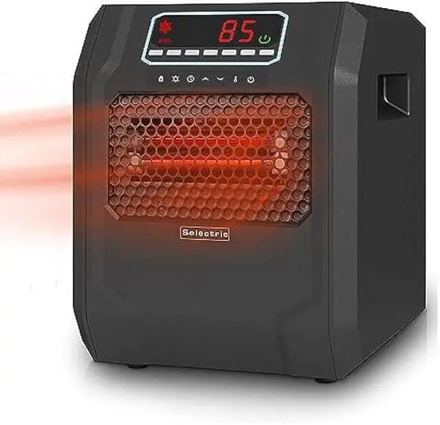 Main image of VOLTORB Portable Indoor Electric Space Heater w/ Cord, Remote, and 3 Heat Settings, 1500W