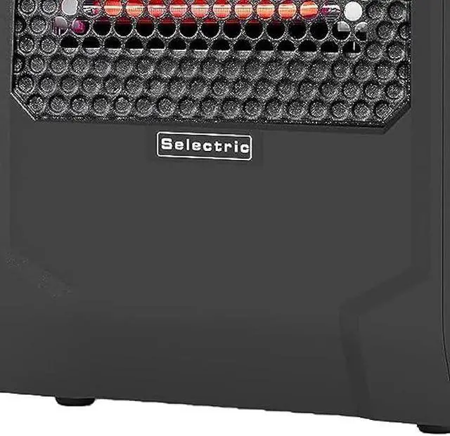 Alt view image 5 of 5 - VOLTORB Portable Indoor Electric Space Heater w/ Cord, Remote, and 3 Heat Settings, 1500W