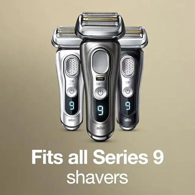 Alt view image 2 of 6 - Braun Electric Shaver Head Replacement Part 94M, Compatible with Series 9 Pro and Series 9 Electric Razors for Men, Silver