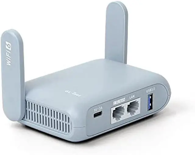 Main image of GL.iNet GL-MT3000 (Beryl AX) Portable Travel Router, Pocket Wi-Fi 6 Wireless 2.5G Router, Portable VPN Routers WiFi for Travel, Public Computer Routers, Business, Moblie/RV/Cruise/Plane