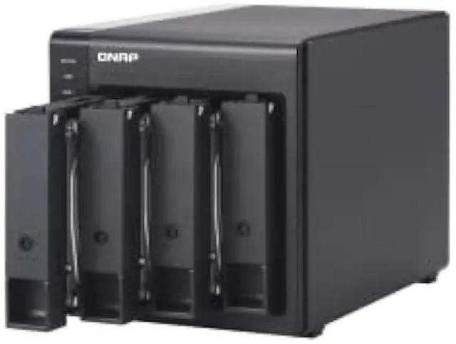 Alt view image 2 of 5 - QNAP TR-004 4 Bay USB Type-C Direct Attached Storage (DAS) with hardware RAID (Diskless)