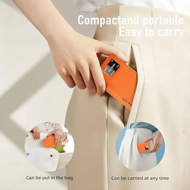 Alt view image 4 of 5 - RoamWiFi 4G LTE Mobile Hotspot Router, Worldwide Portable High Speed Hotspot with US 10GB & Global 1GB Data 30Day,No SIM Card Needed,Pocket Hotspot for Travel in 160+ Countries