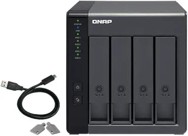 Main image of QNAP TR-004 4 Bay USB Type-C Direct Attached Storage (DAS) with hardware RAID (Diskless)