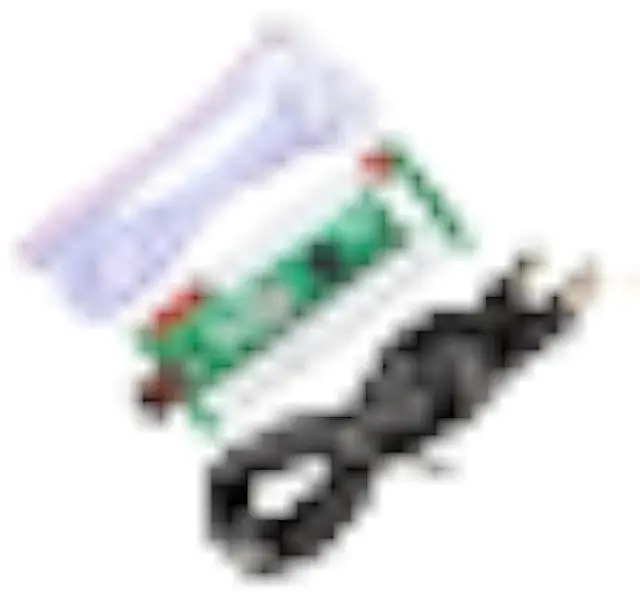 Alt view image 5 of 5 - EG STARTS 2 Player Arcade Games DIY Kit Parts 2 Ellipse Oval Joystick Handles + 20 LED lit Arcade Buttons (Red & Blue Kit)