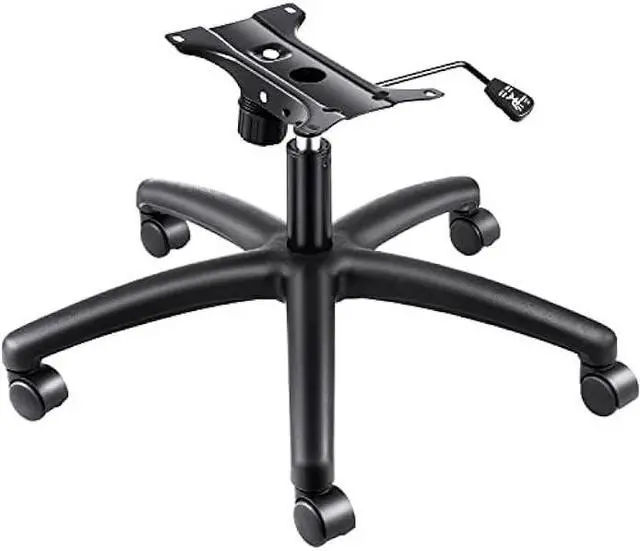 Main image of 28 Swivel Chair Base Replacement, Office Chair Base, 350 Pounds Heavy Duty Gaming Chair Replacement Base with Bottom Plate Stand Cylinder and Casters