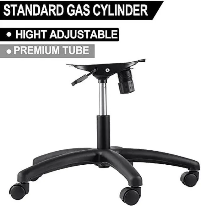 Alt view image 4 of 6 - 28 Swivel Chair Base Replacement, Office Chair Base, 350 Pounds Heavy Duty Gaming Chair Replacement Base with Bottom Plate Stand Cylinder and Casters